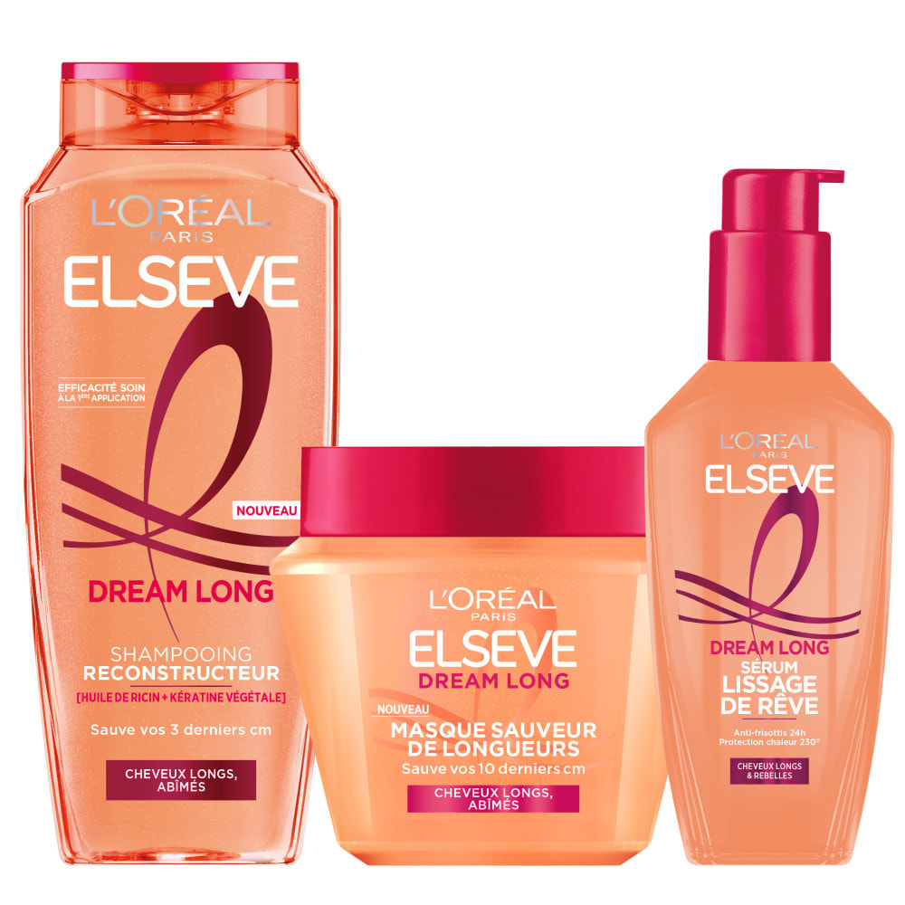 La Routine Des Cheveux Longs & Abimés avec Elseve Dream Long
