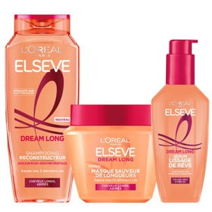 La Routine Des Cheveux Longs & Abimés avec Elseve Dream Long