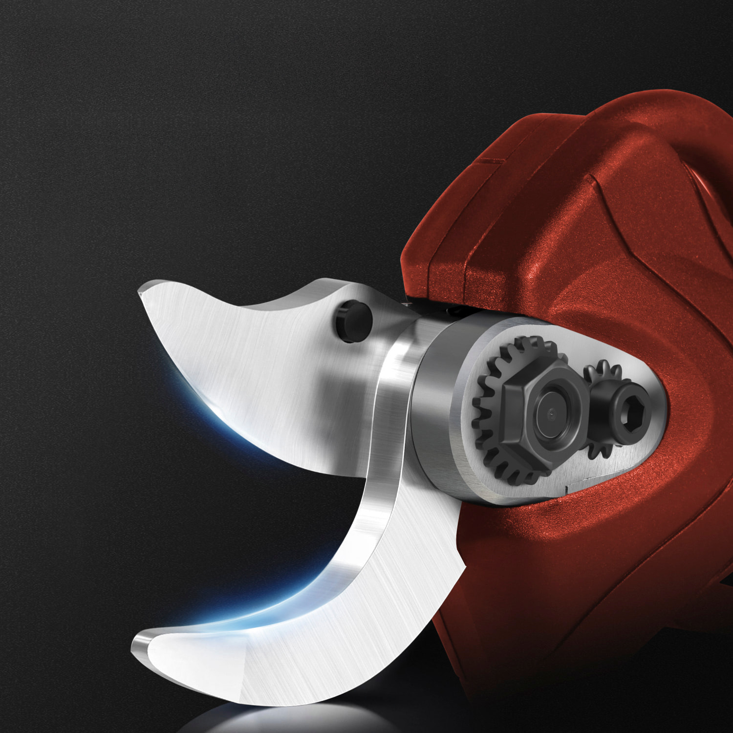 Forbici da potatura elettriche con manico lungo, taglio di 30 mm con 500 W e 10000 mAh.