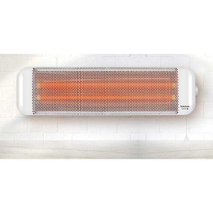 Taurus - Calefactor Bagno 2Q 1200 W