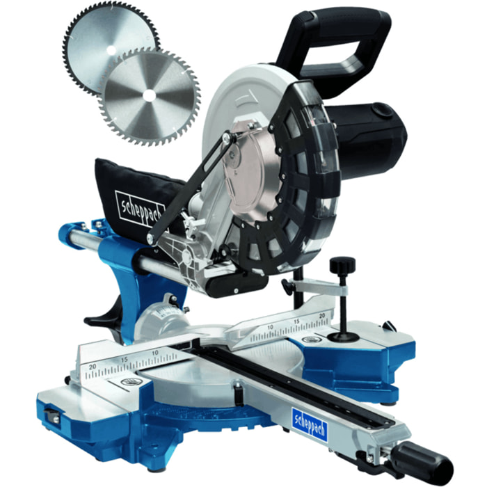 Scie à onglet radiale HM254 SCHEPPACH - 220-240V 50Hz 2000W - 255mm - 5901216901