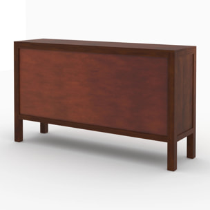 Buffet en bois de manguier et cannage - Tiki