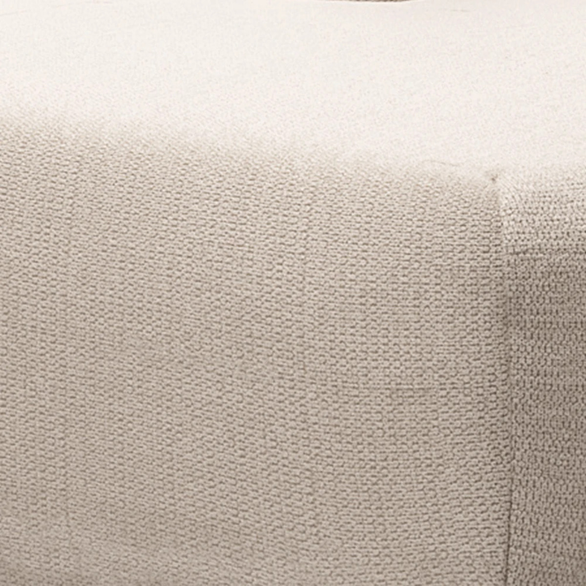 NALA - Canapé panoramique gauche 5 places en tissu beige