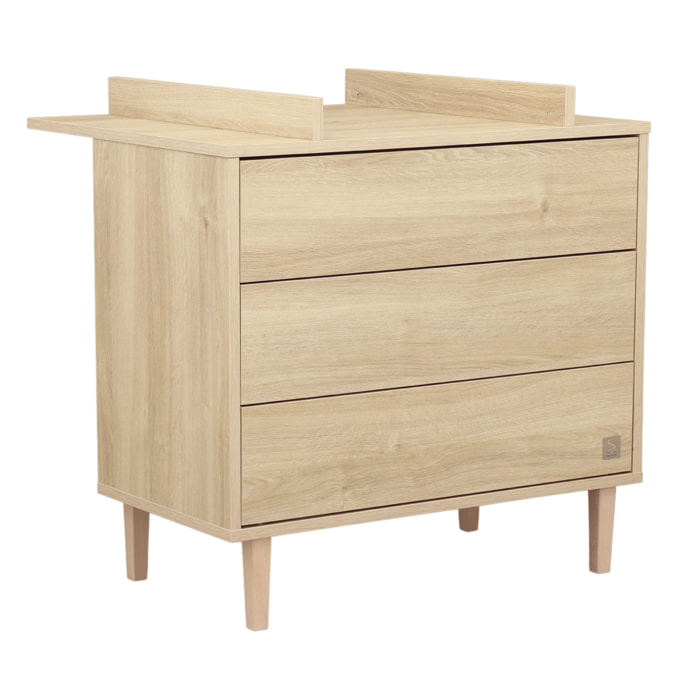 Plan à langer pour commode 3 tiroirs