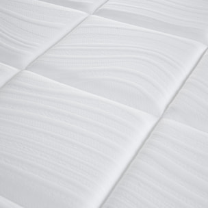 Matelas Hybride Fontainebleau, 25 cm, Soutien Ferme, Ressorts Ensachés & Mousse mémoire de forme