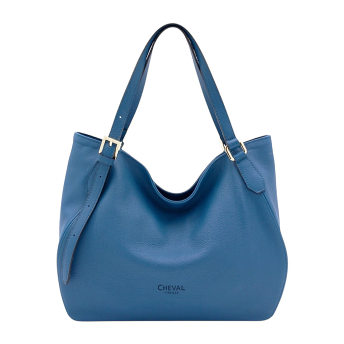 Bolso de hombro Cheval Firenze Alba Azul Petróleo