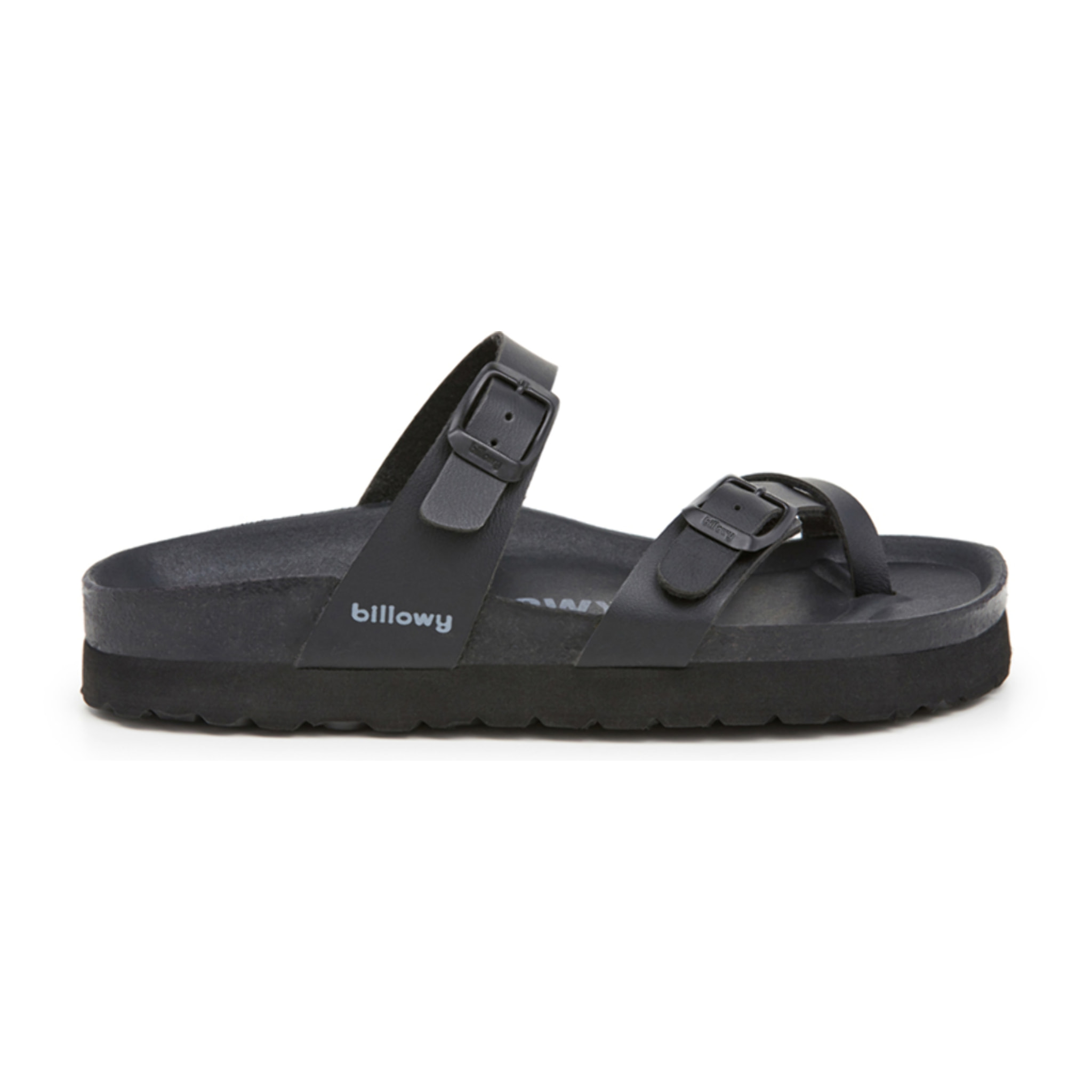 SANDALO CON ZEPPA BILLOWY NERO