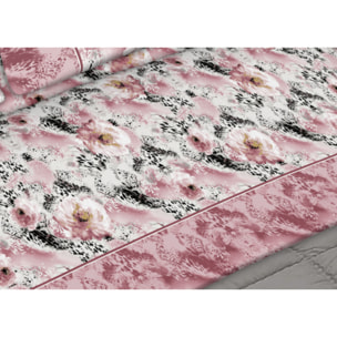 Completo Lenzuola 100% Cotone Animalier Rosa