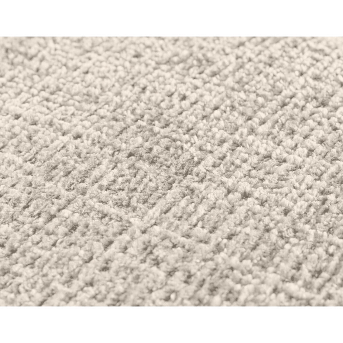 Collins - canapé droit 4 places avec double méridienne - assise profonde - en velours texturé - Beige