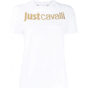 Camiseta Just Cavalli con logo metálico