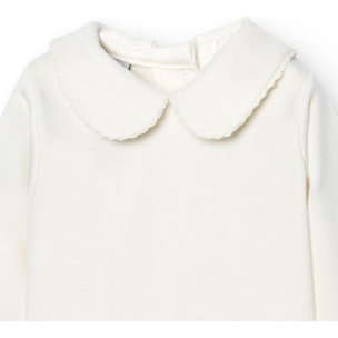 Body bebé manga larga cuello elegante