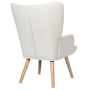 Fauteuil Bouclette Blanc