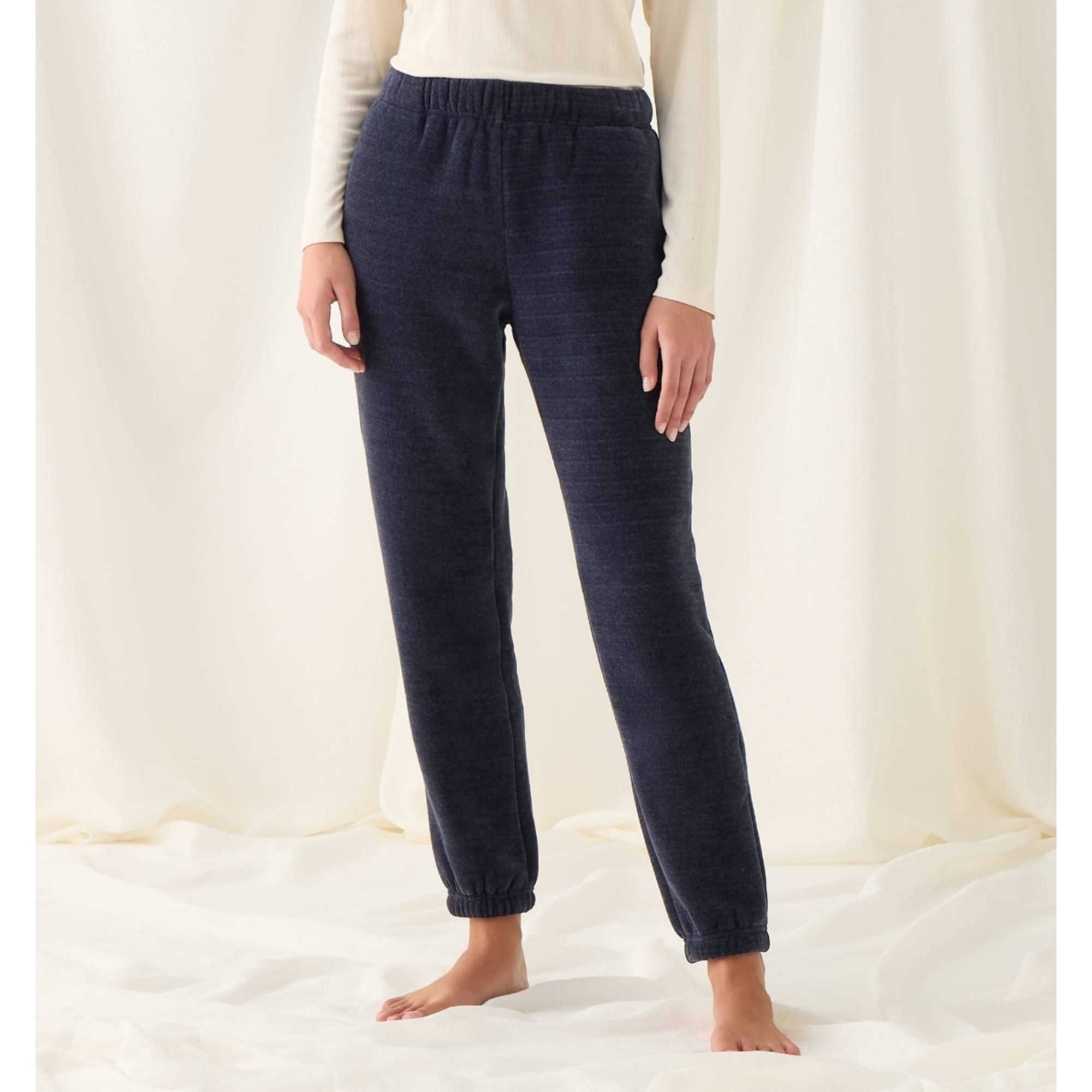 Pantalón de chenilla con borreguito Silvi color azul Poliéster