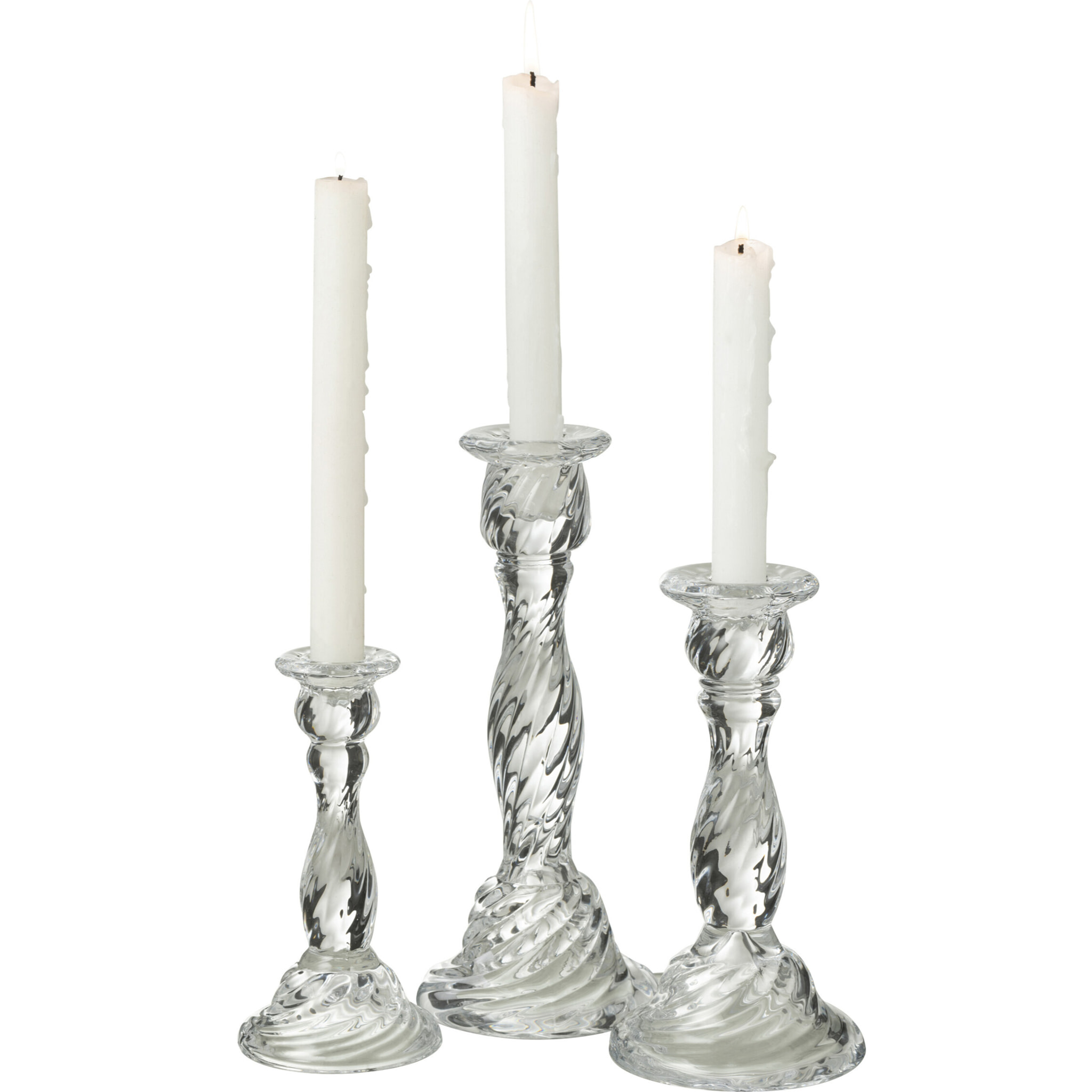 J-Line chandelier Nono - verre - transparent - small