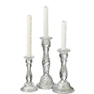 J-Line chandelier Nono - verre - transparent - small