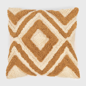 Cojín cuadrante algodón Basel 45x45 - funda + relleno