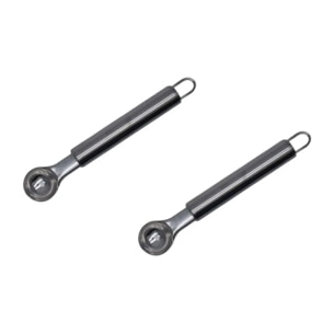 Set de 2 ustensiles de cuisine cuillère à melon en inox Fackelmann Elemental