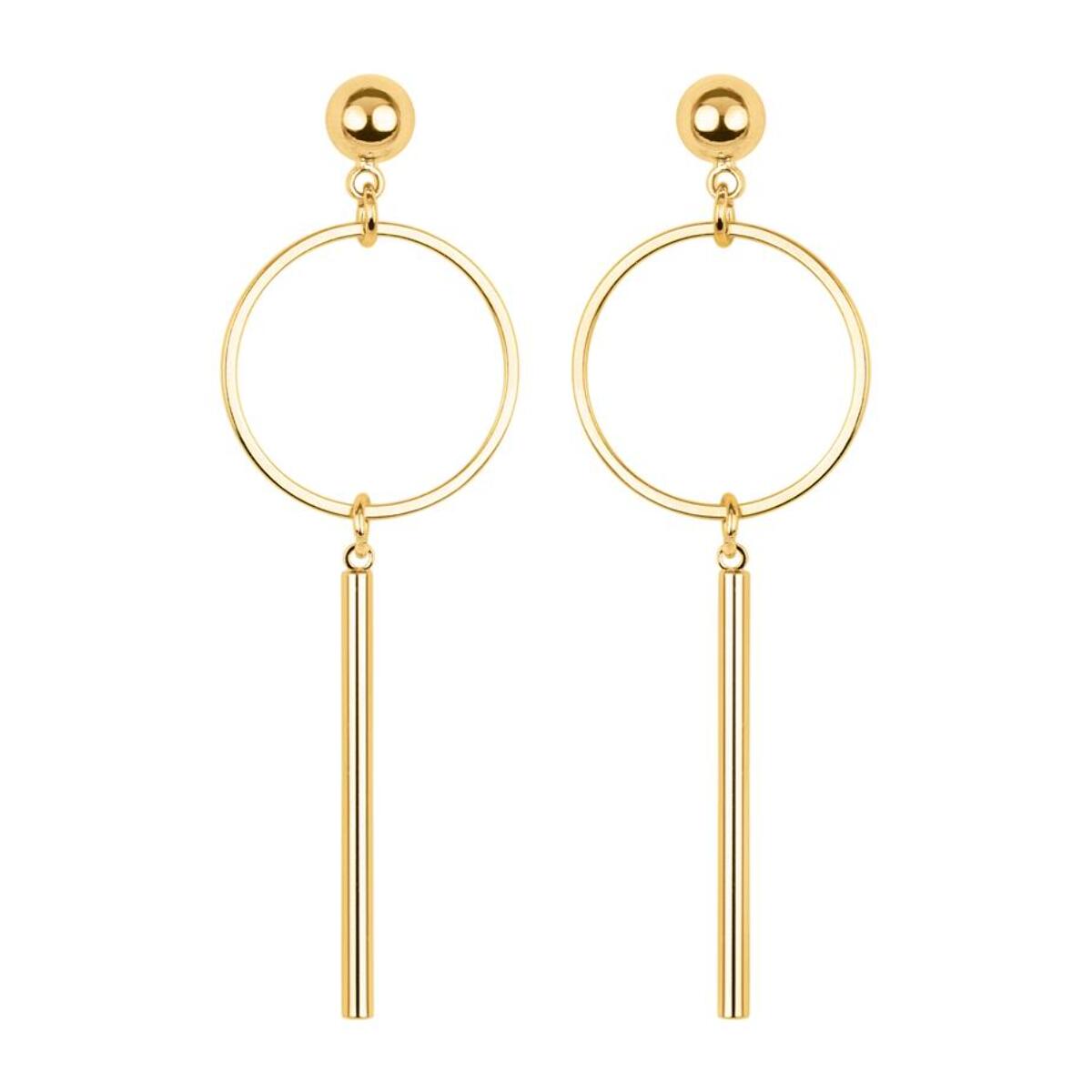 Pendientes Lux by Lux acabados en Oro Amarillo de 18 Kts