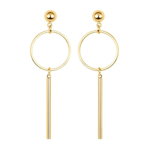 Pendientes Lux by Lux acabados en Oro Amarillo de 18 Kts