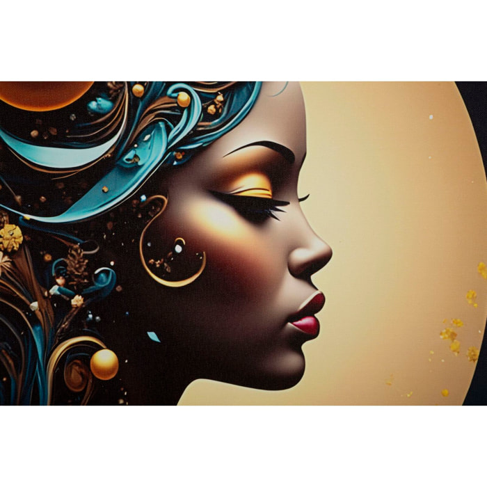 STAMPA C/LED SU TELA LACCATA C/CORNICE MINERVA -A- CM 60X3,5
X90