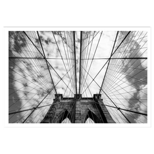 Affiche deco Brooklyn Bridge details Affiche seule