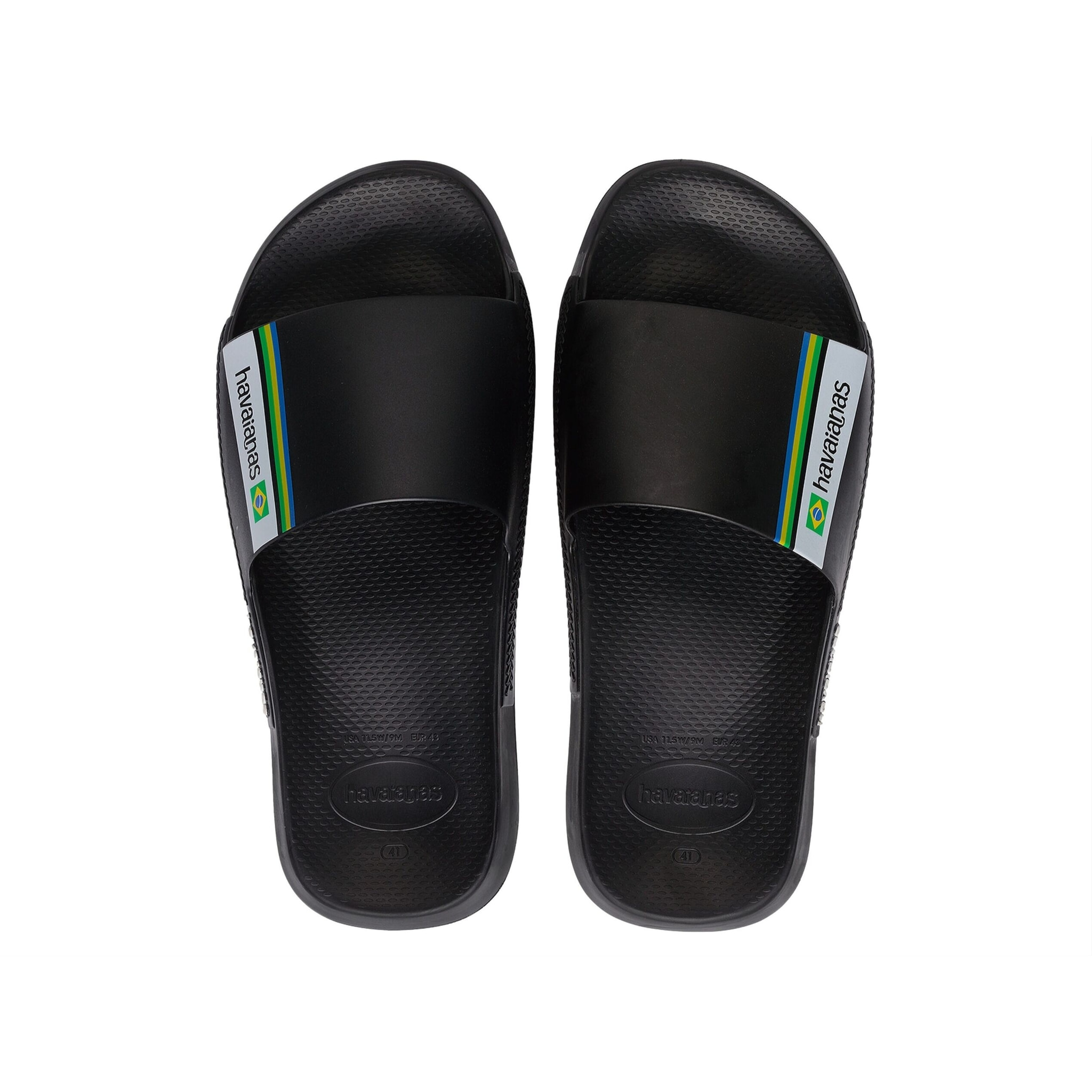 Ciabatte Havaianas Slide Brasil Nero