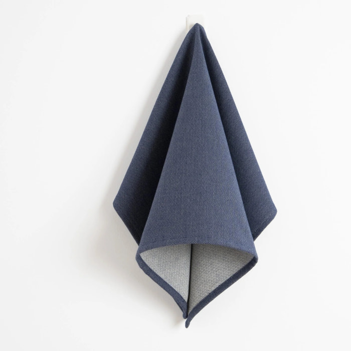 Lot de 2 torchons de cuisine jacquard Massaic Bleuon