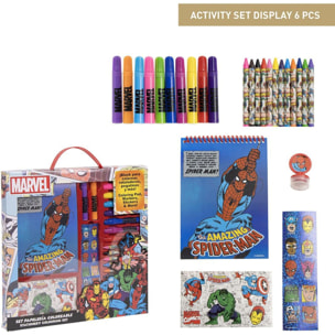 Conjunto De Papelería Coloreable Marvel 30.0 X 30.0 X 2.5 Cm
