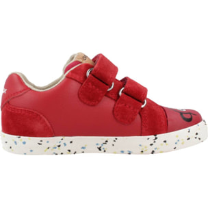 Zapatillas Niño de la marca GEOX  modelo B.C NAPPA + SUEDE ROJO