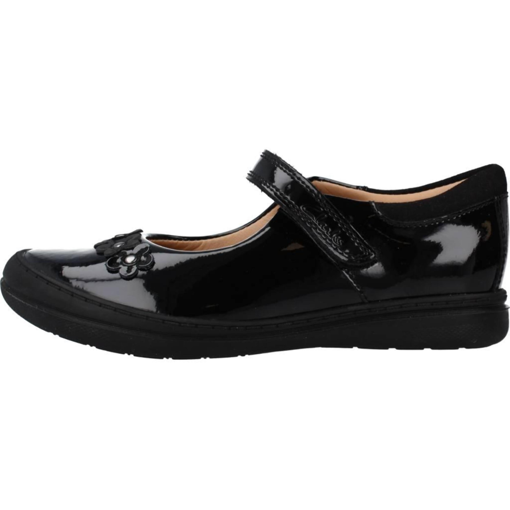 Colegiales Niña de la marca CLARKS  modelo SCOOTER JUMP K NEGRO