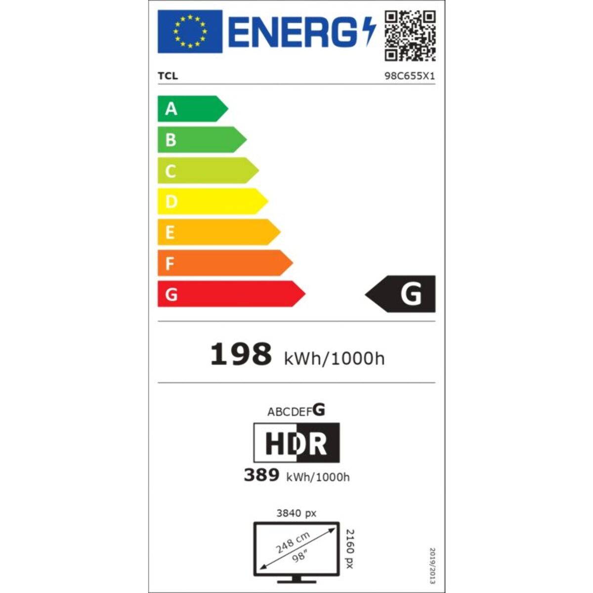 TV QLED TCL 98C655