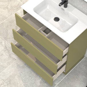 Conjunto de baño IRONA 3C, 70cm, incluye lavabo y espejo