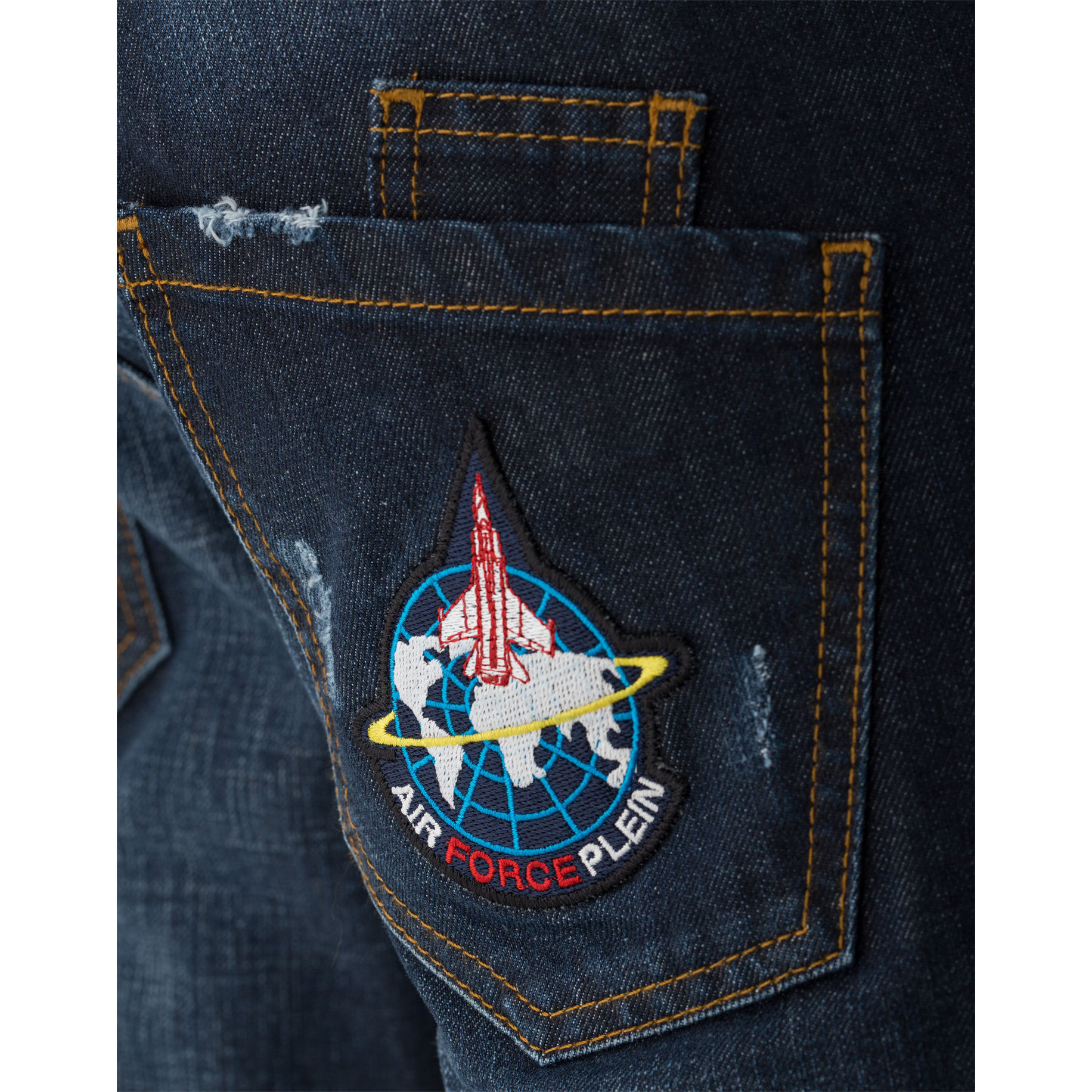 PHILIPP PLEIN straight cut "leaving it"