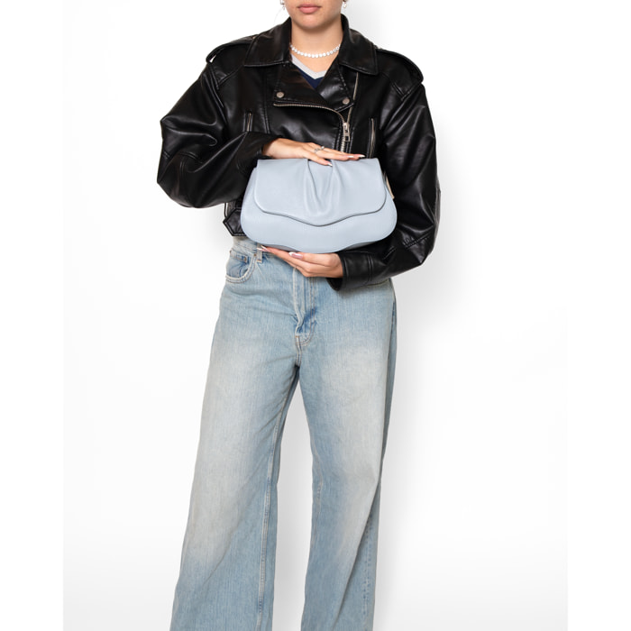 Borsa a spalla da donna In Vera pelle Made in Italy 30,5x19,5x9 cm