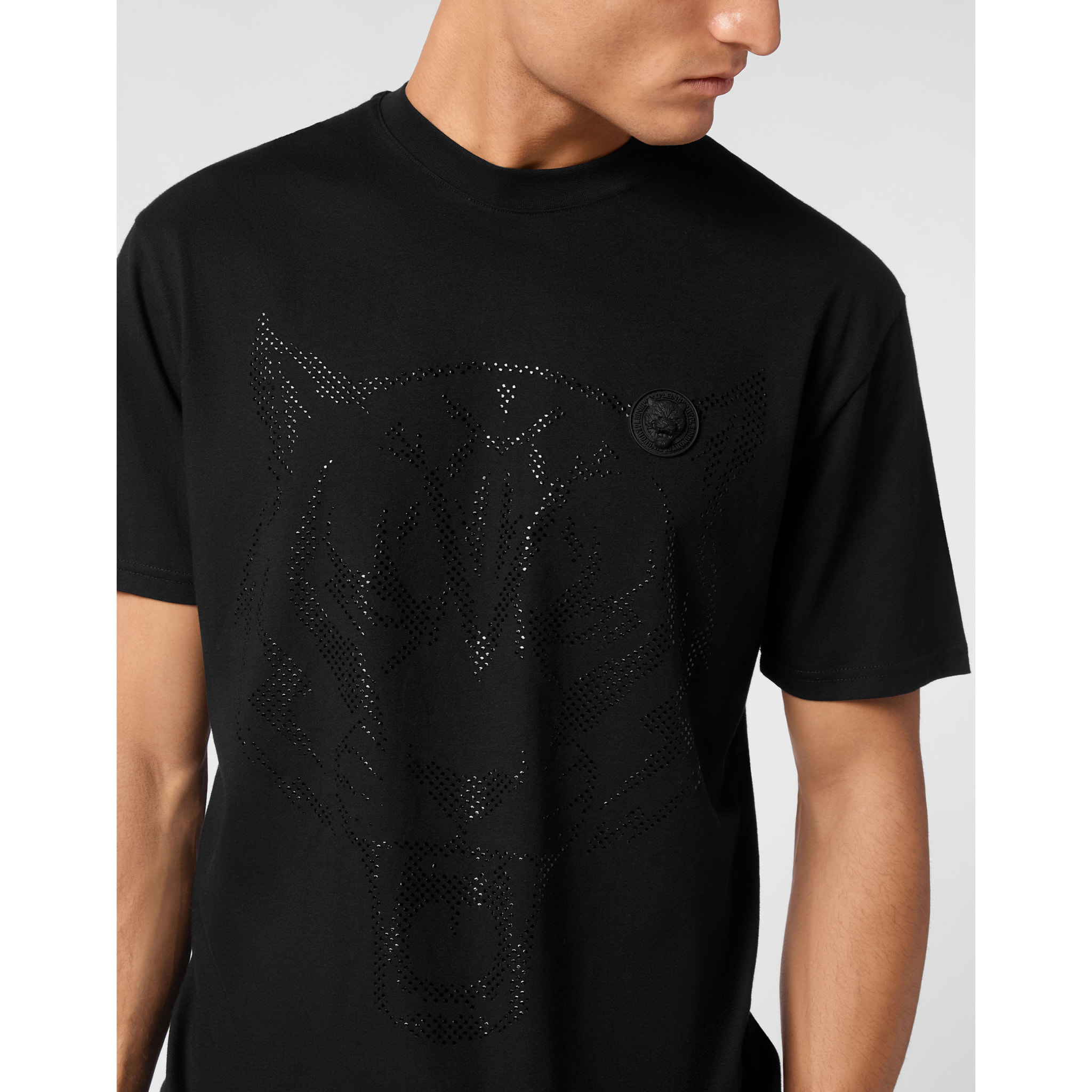 PLEIN SPORT Camiseta de cuello redondo TIGER