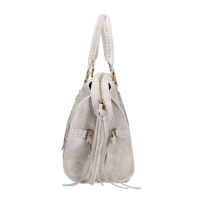 Borsa a spalla da donna - Modello Clara - Vera pelle - 41.0 x 28.0 x 13.0 cm