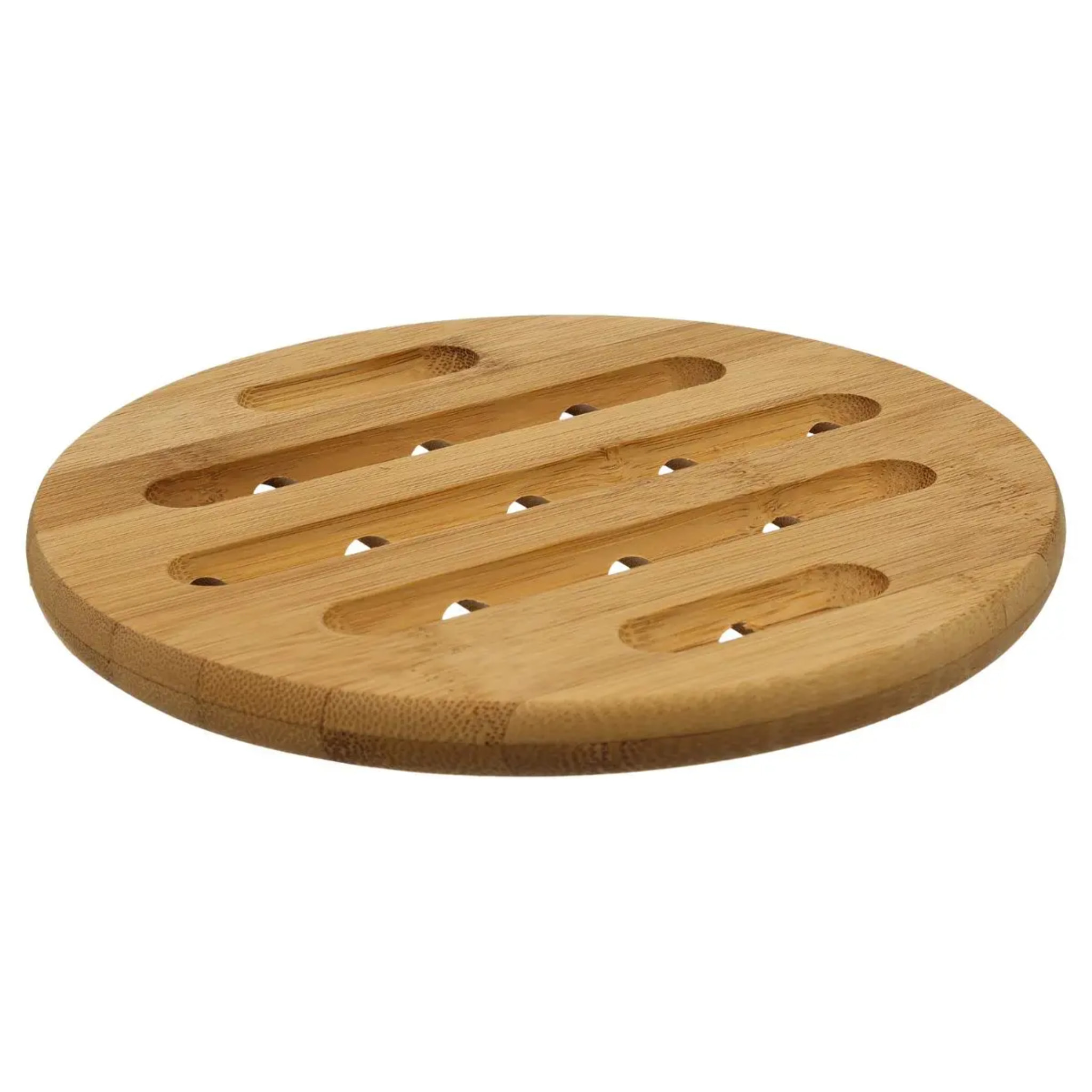 Dessous de plat rond 18cm bambou