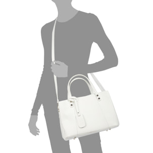 Bagnaria borsa tote donna. Vera pelle Dollaro.