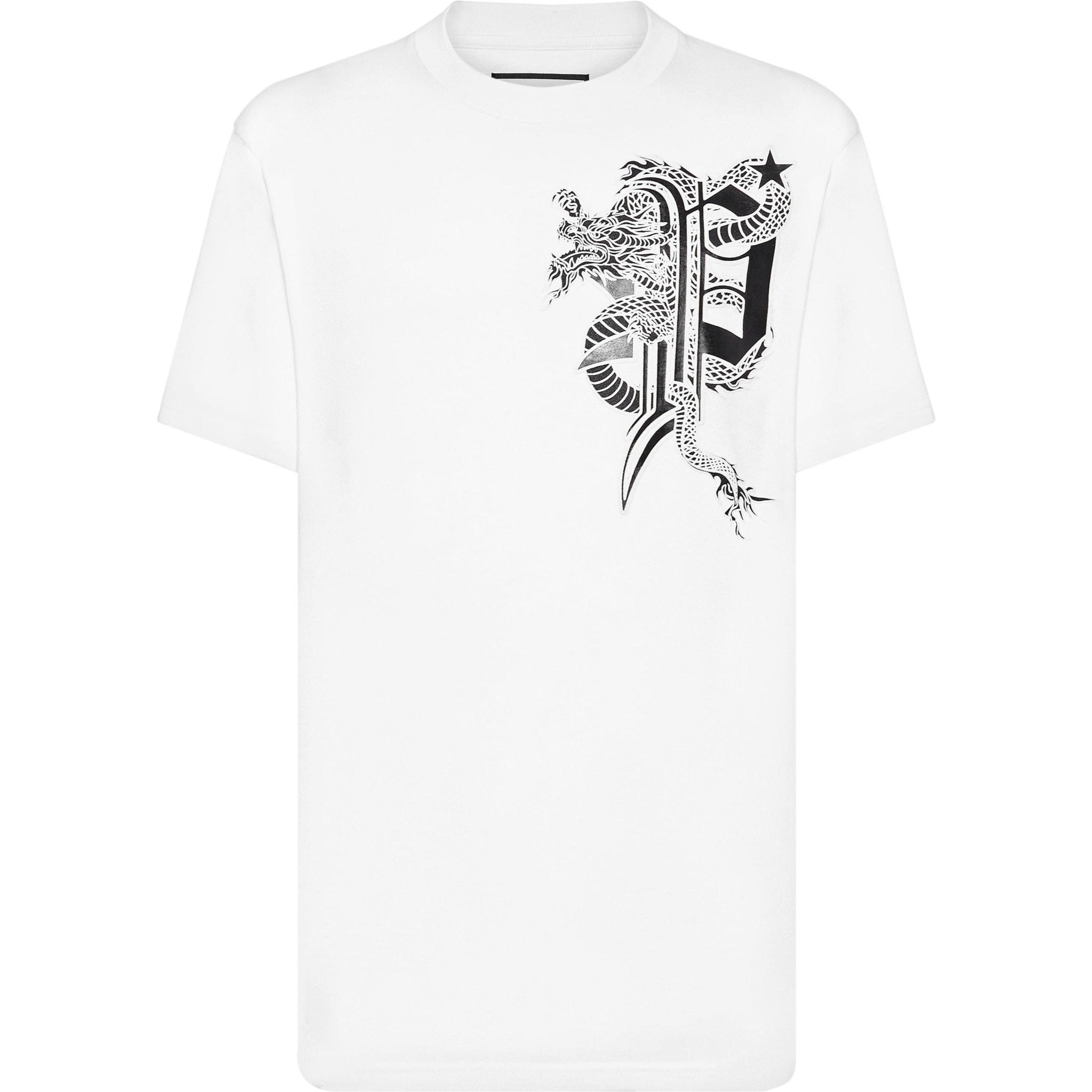 PHILIPP PLEIN Camiseta Cuello Redondo DRAGON