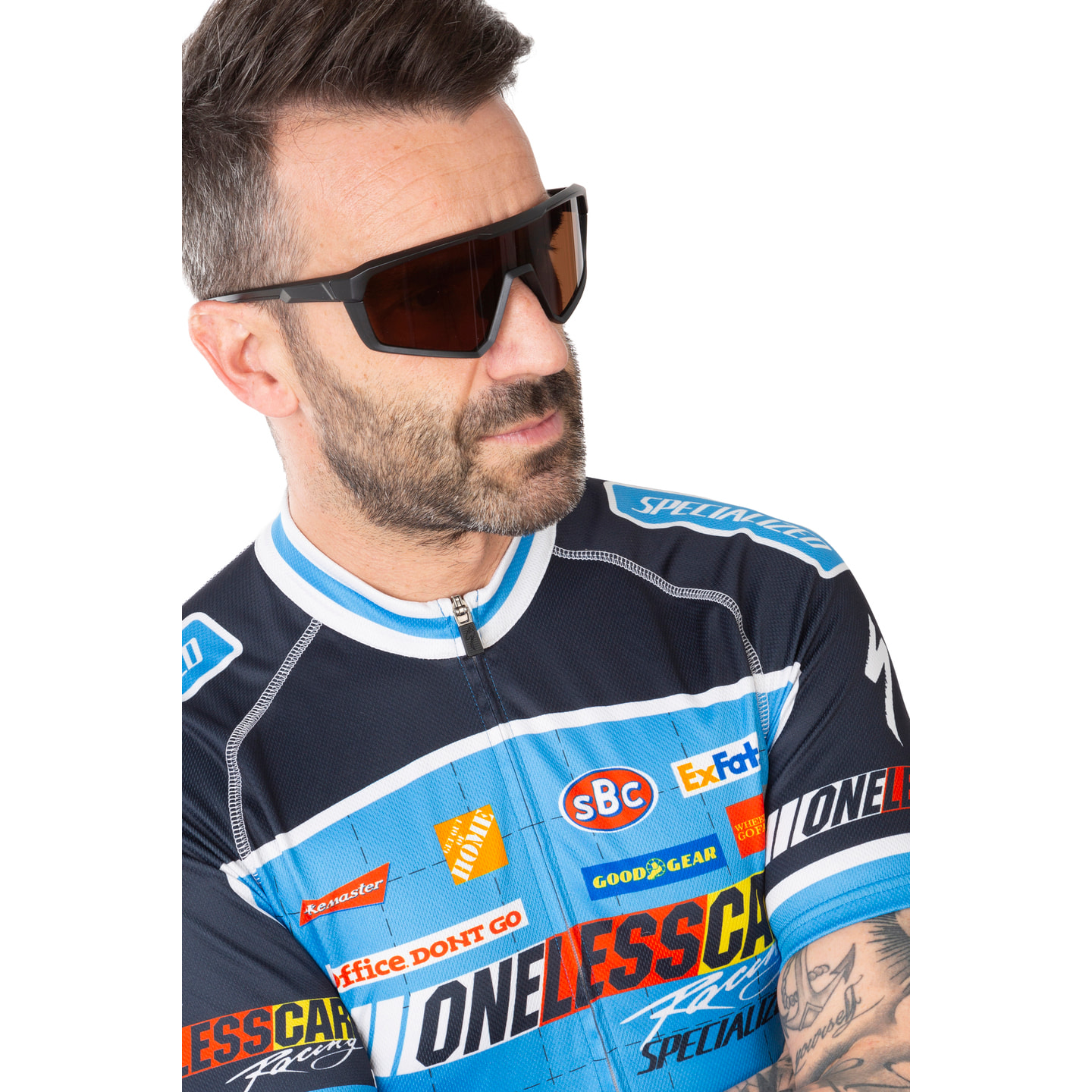 Gafas de ciclismo OCEAN COURSE - Negro mate / Ahumada
