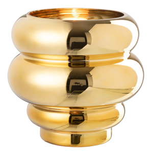 J-Line photophore/vase Cléa - verre - or - Ø 20 cm