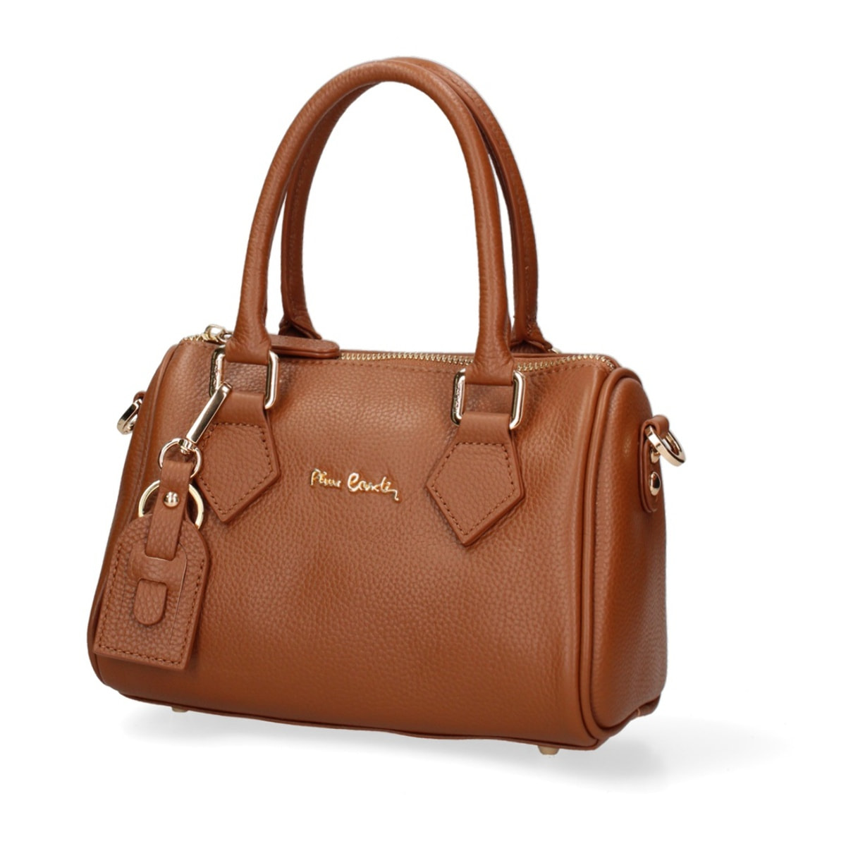 Borsa a bauletto da donna Made in Italy - Oriana Chic - 100% pelle - 23.0 x 15.0 x 14.0 cm
