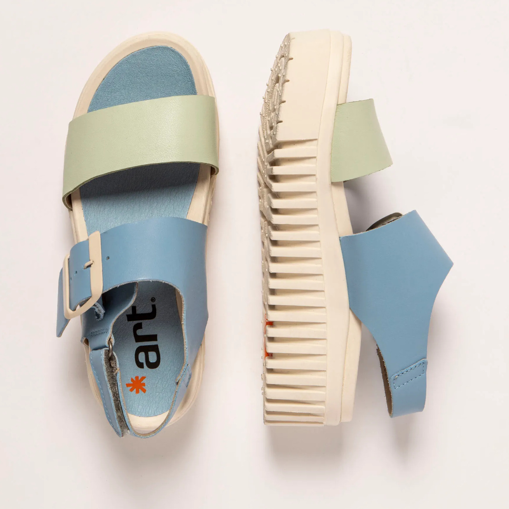 Sandalia de cuña 1578 MULTI CLOUD-LIMA/BRIGHTON color Cloud-lima