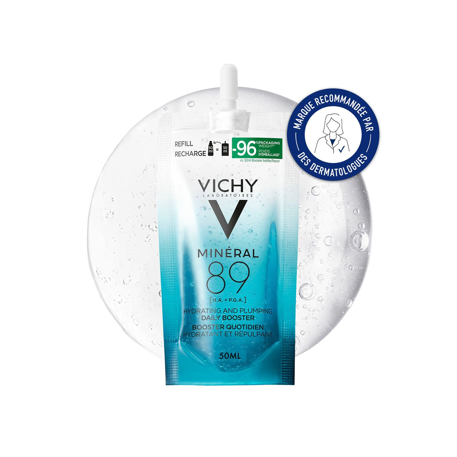 Minéral 89 - Recharge Sérum Booster Quotidien Fortifiant et Repulpant