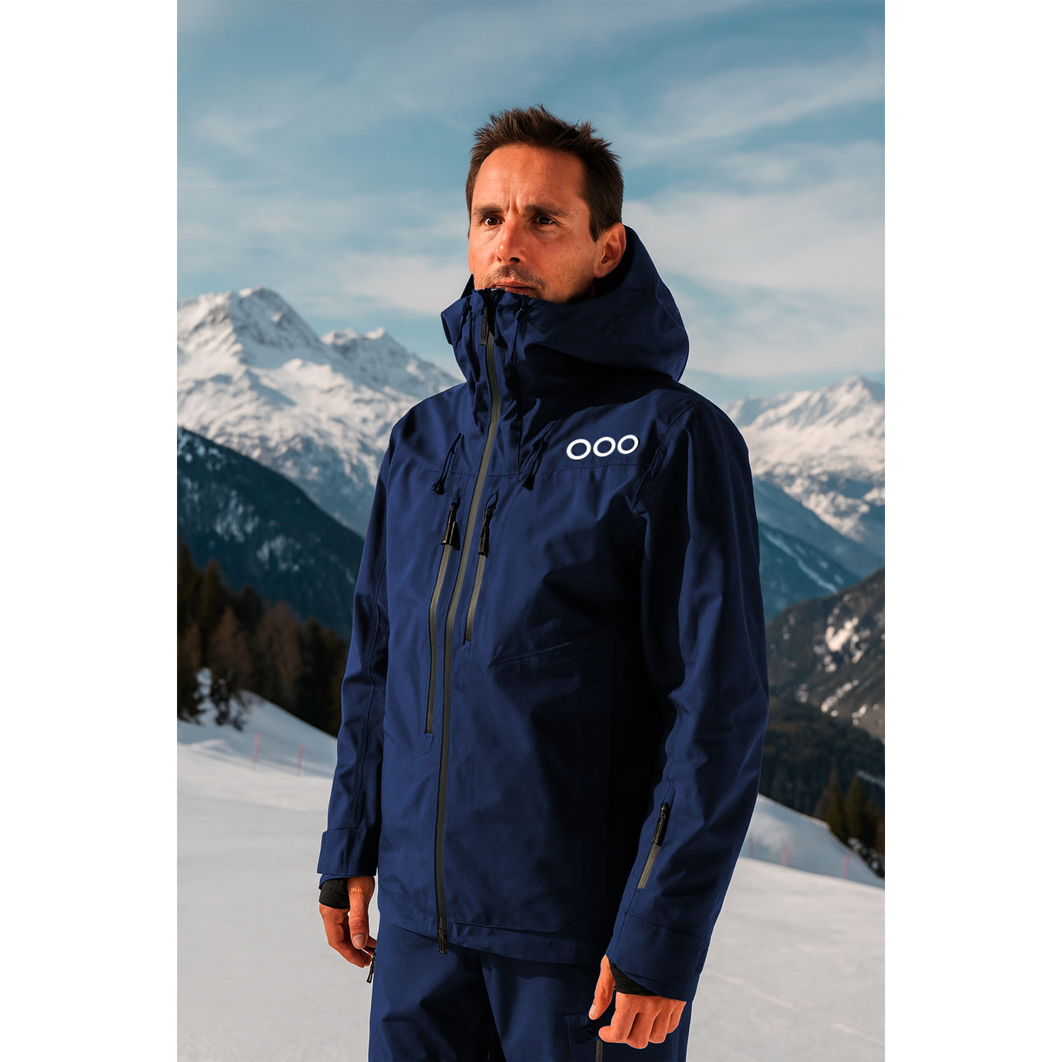 Abrigo para hombre ECOON ECOExplorer Jacket - Azul Marino