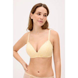 Reggiseno senza ferretto con imbottitura Dorato