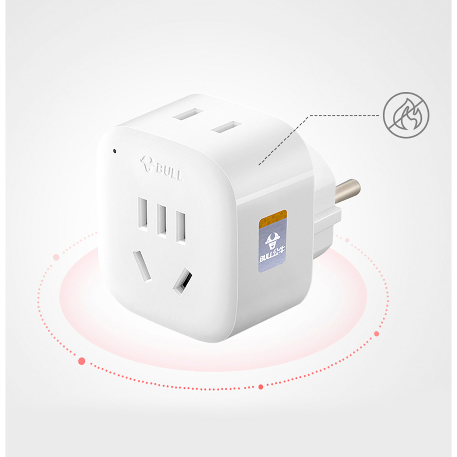 Adattatore da spina americana a europea.