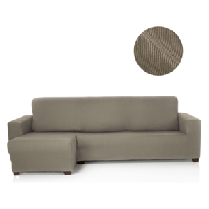 Funda ELÁSTICA para Chaise Longue izquierdo (visto de frente) brazo largo modelo MARCELA