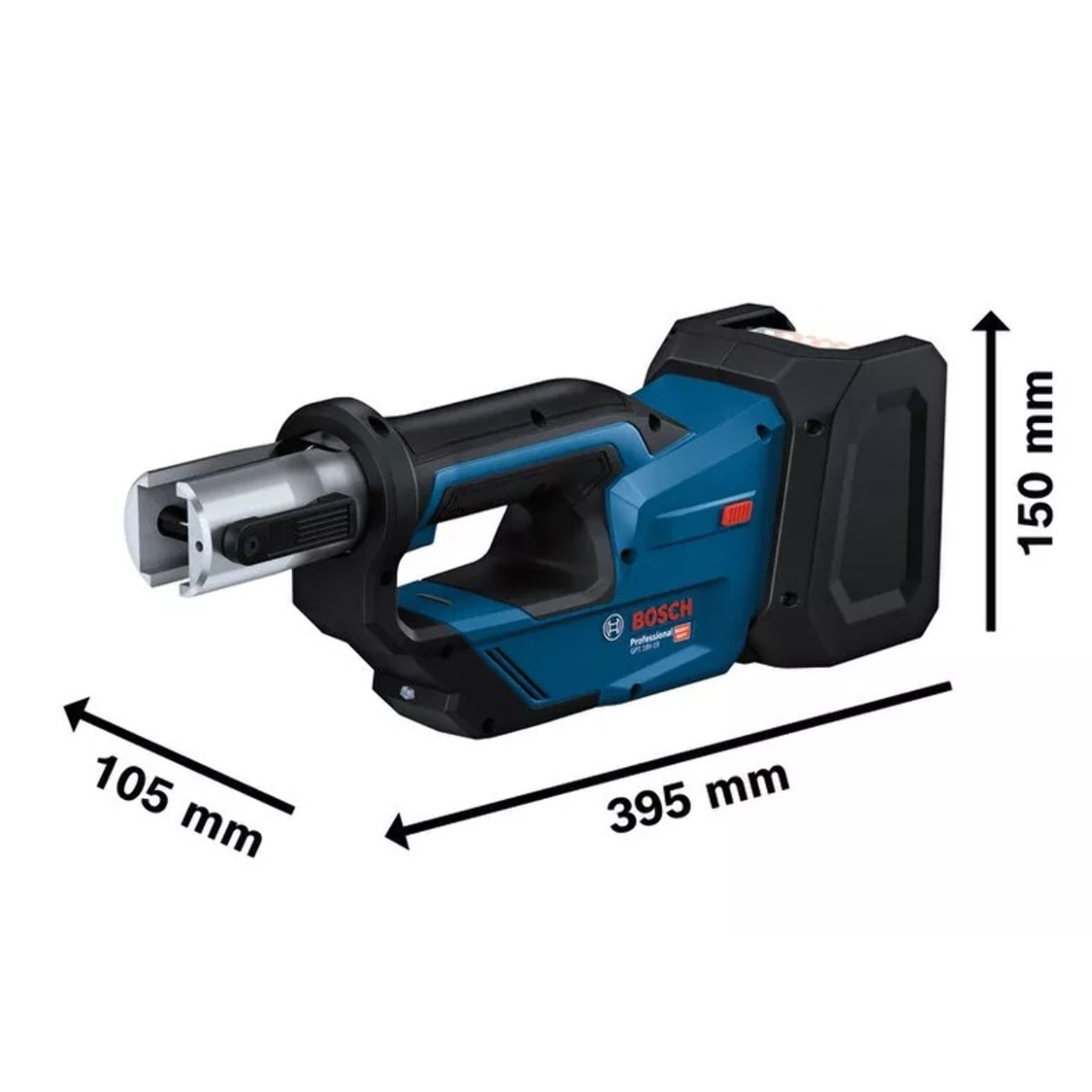 Sertisseuse GPT 18V-19 Professional + Kit RFz 12/16/20 sans batterie, ni chargeur - Livrée en L-Boxx 238 - BOSCH - 06019M2005