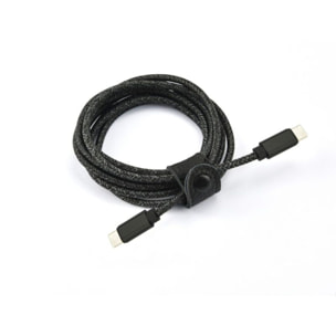 Câble USB C ADEQWAT vers USB-C 2M Noir compatible iPhone 17 16 15 Pro Max et Samsung Galaxy S25 S24 Ultra